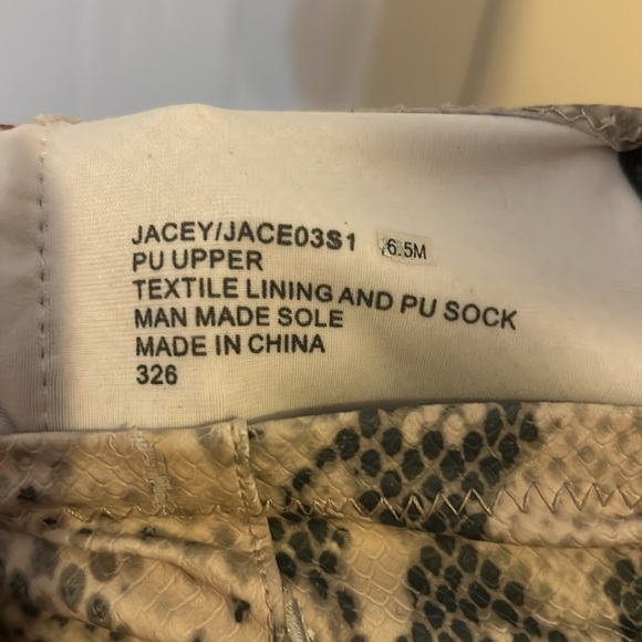 Steve Madden thigh high snake skin boots. - Picture 6 of 6